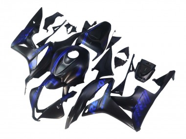 Mejores Carenados Moto Honda CBR600RR 2007-2008 - Negro Mate Azul Repsol