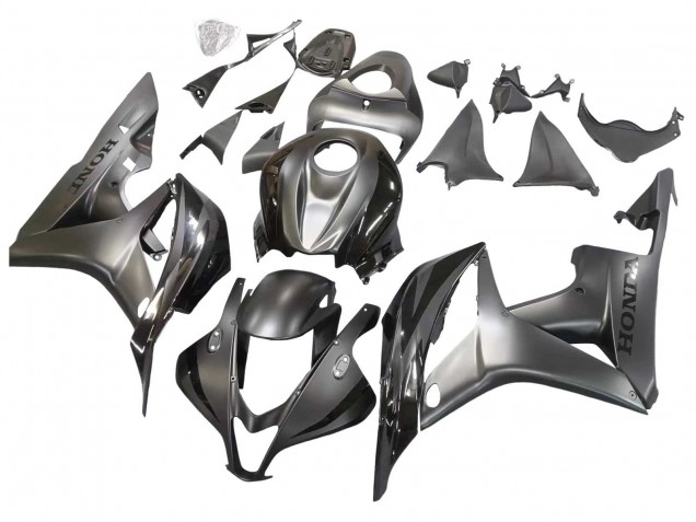 Mejores Carenado Moto Honda CBR600RR 2007-2008 - Plata Negro Brillante