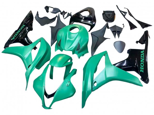 Mejores Carenado Moto Honda CBR600RR 2007-2008 - Verde Negro Brillante