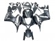 Mejores Carenado Moto Honda CBR600RR 2007-2008 - Negro Mate Blanco Repsol