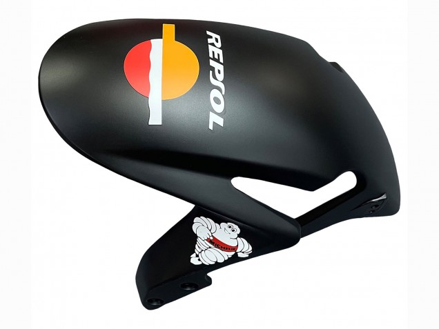 Mejores Carenados Moto Honda CBR600RR 2007-2008 - Negro Mate Naranja Rojo Rossi Repsol 46