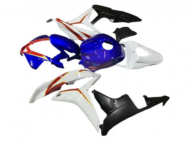 Mejores Carenados Moto Honda CBR600RR 2007-2008 - Blanco Azul Rojo Negro Brillante