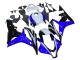Mejores Carenado Moto Honda CBR600RR 2007-2008 - Blanco Azul Negro Brillante