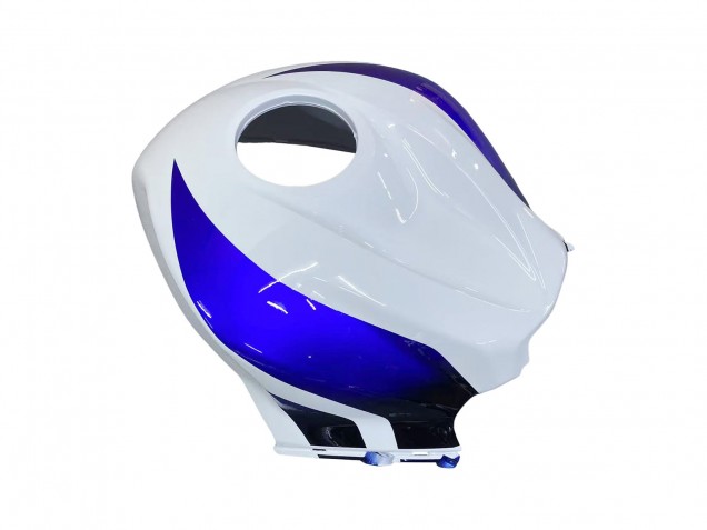 Mejores Carenado Moto Honda CBR600RR 2007-2008 - Blanco Azul Negro Brillante