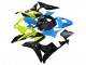 Mejores Carenados Moto Honda CBR600RR 2007-2008 - Azul Amarillo Negro Brillante