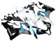 Mejores Carenados Moto Honda CBR600RR 2007-2008 - Blanco Azul Claro Negro Brillante