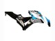 Mejores Carenados Moto Honda CBR600RR 2007-2008 - Blanco Azul Claro Negro Brillante