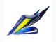 Mejores Carenados Moto Honda CBR600RR 2007-2008 - Azul Verde MoviStar Castrol