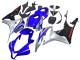 Mejores Carenados Moto Honda CBR600RR 2007-2008 - Plata Azul Negro Brillante Carrera