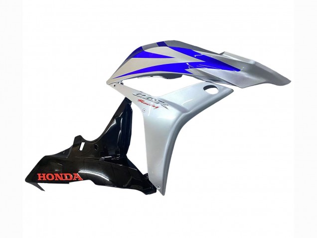 Mejores Carenados Moto Honda CBR600RR 2007-2008 - Plata Azul Negro Brillante Carrera