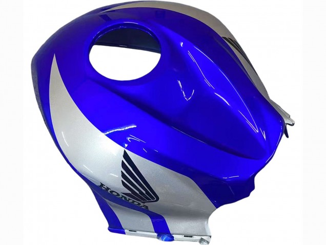 Mejores Carenados Moto Honda CBR600RR 2007-2008 - Plata Azul Negro Brillante Carrera
