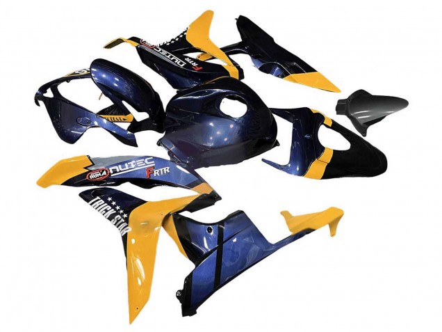 Mejores Carenados Moto Honda CBR600RR 2007-2008 - Naranja Azul Oscuro Trick Star 06