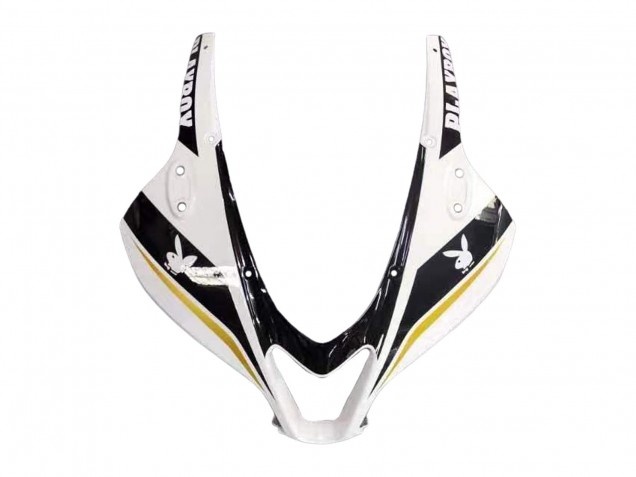 Mejores Carenado Moto Honda CBR600RR 2007-2008 - Blanco Oro Negro Brillante Playboy