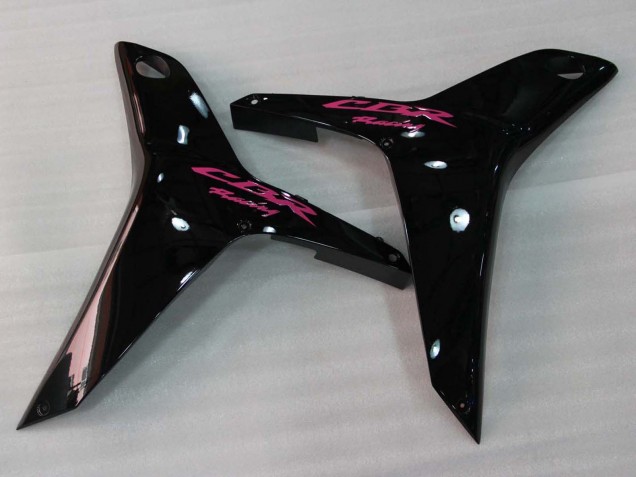 Mejores Carenados Moto Honda CBR600RR 2007-2008 - Rosa Negro Brillante Carrera