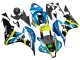 Mejores Carenados Moto Honda CBR600RR 2007-2008 - Verde Amarillo Negro Brillante Tiburón 46