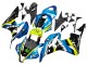 Mejores Carenados Moto Honda CBR600RR 2007-2008 - Verde Amarillo Negro Brillante Tiburón 46
