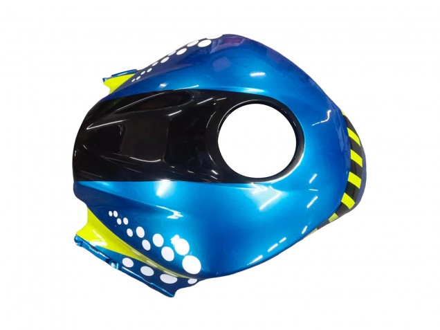 Mejores Carenados Moto Honda CBR600RR 2007-2008 - Verde Amarillo Negro Brillante Tiburón 46