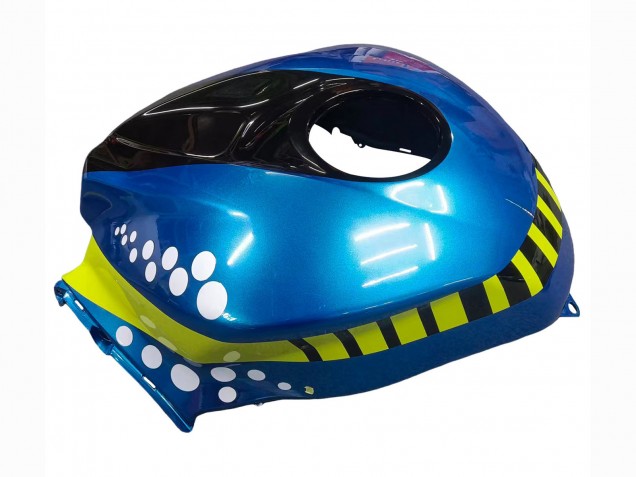 Mejores Carenados Moto Honda CBR600RR 2007-2008 - Verde Amarillo Negro Brillante Tiburón 46