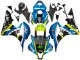 Mejores Carenados Moto Honda CBR600RR 2007-2008 - Verde Amarillo Negro Brillante Tiburón 46