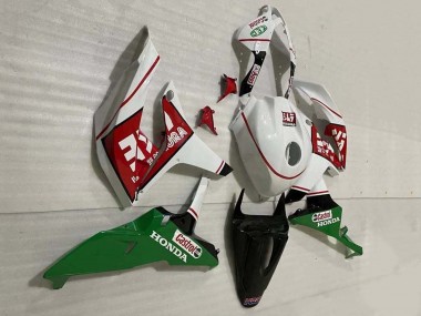 Mejores Carenados Moto Honda CBR600RR 2007-2008 - Blanco Verde Rojo Castrol