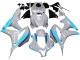 Mejores Carenados Moto Honda CBR600RR 2007-2008 - Gris Brillante Azul Claro