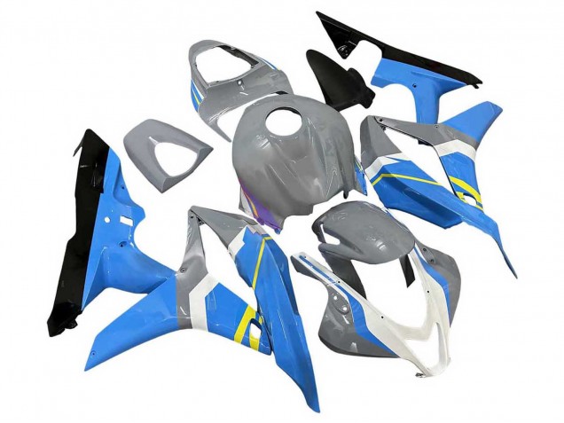 Mejores Carenados Moto Honda CBR600RR 2007-2008 - Nardo Gris Azul Blanco Negro Brillante