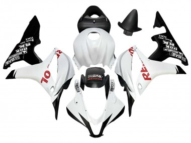 Mejores Carenados Moto Honda CBR600RR 2007-2008 - Blanco Negro Mate Rojo Repsol
