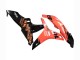 Mejores Carenados Moto Honda CBR600RR 2007-2008 - Naranja Negro Brillante Repsol