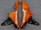 Mejores Carenados Moto Honda CBR600RR 2007-2008 - Negro Brillante Naranja Llama