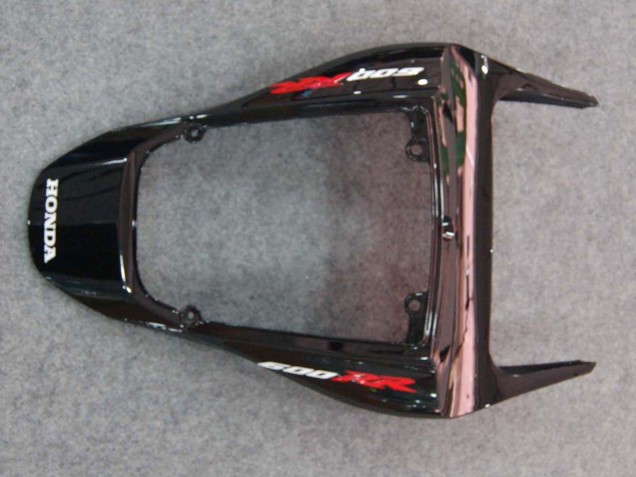 Mejores Carenados Moto Honda CBR600RR 2007-2008 - Negro Brillante Naranja Llama