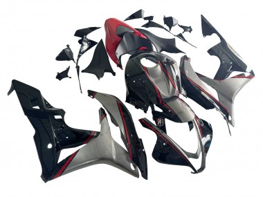 Mejores Carenados Moto Honda CBR600RR 2007-2008 - Plata Rojo Negro Brillante