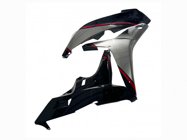 Mejores Carenados Moto Honda CBR600RR 2007-2008 - Plata Rojo Negro Brillante