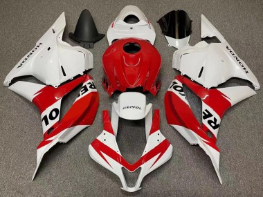 Mejores Carenados Moto Honda CBR600RR 2007-2008 - Blanco Rojo Repsol