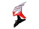 Mejores Carenado Moto Honda CBR600RR 2007-2008 - Blanco Rojo Negro Brillante