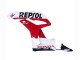 Mejores Carenados Moto Honda CBR600RR 2007-2008 - Blanco Amarillo Rojo Repsol HRC