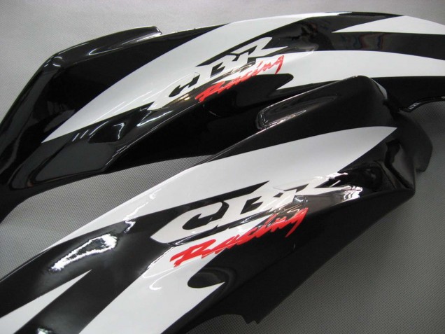 Mejores Carenados Moto Honda CBR600RR 2007-2008 - Blanco Negro Carrera