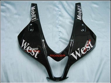 Mejores Carenados Moto Honda CBR600RR 2007-2008 - Negro Brillante Blanco West