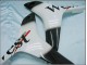 Mejores Carenados Moto Honda CBR600RR 2007-2008 - Negro Brillante Blanco West