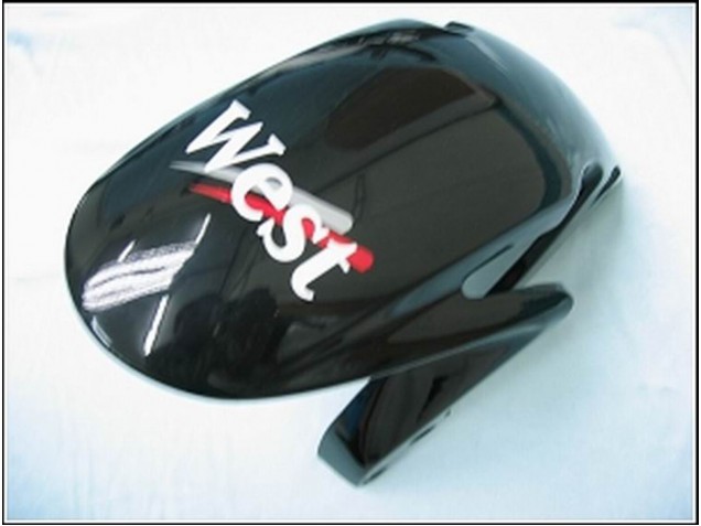 Mejores Carenados Moto Honda CBR600RR 2007-2008 - Negro Brillante Blanco West