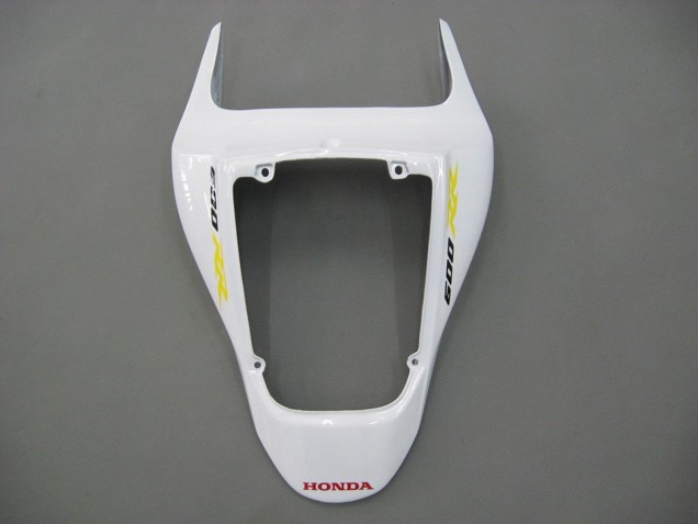 Mejores Carenados Moto Honda CBR600RR 2007-2008 - Blanco Verde Amarillo Negro Brillante Hannspree