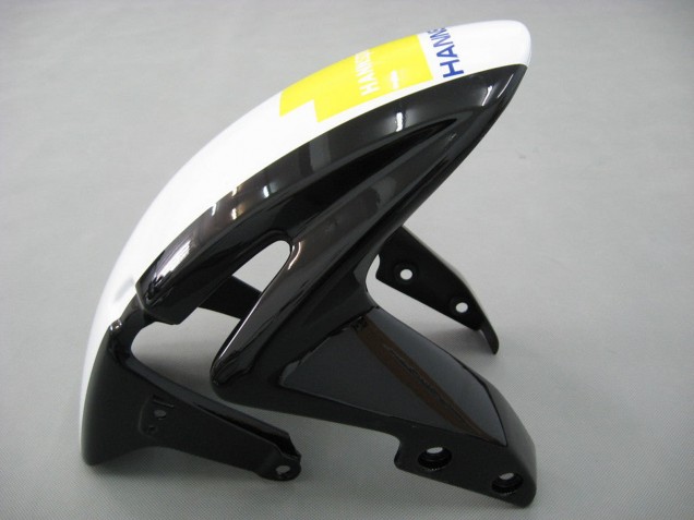 Mejores Carenados Moto Honda CBR600RR 2007-2008 - Blanco Verde Amarillo Negro Brillante Hannspree