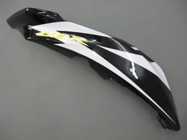 Mejores Carenados Moto Honda CBR600RR 2007-2008 - Blanco Verde Amarillo Negro Brillante Hannspree