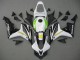 Mejores Carenados Moto Honda CBR600RR 2007-2008 - Blanco Verde Amarillo Negro Brillante Hannspree