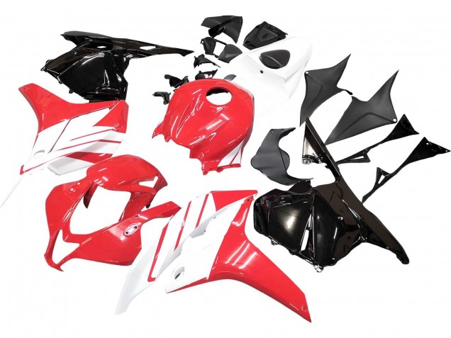 Mejores Kits Carenado Moto Honda CBR600RR 2009-2012 - Blanco Rojo Negro Brillante