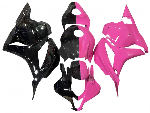 Mejores Carenados Moto Honda CBR600RR 2009-2012 - Rosa Negro Brillante Dividir