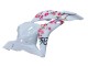 Mejores Carenados Moto Honda CBR600RR 2009-2012 - Blanco Cherry Blossom Negro Brillante