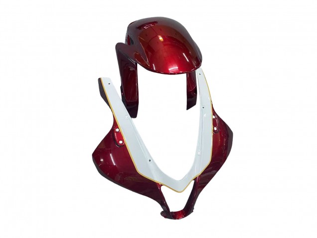 Mejores Carenados Moto Honda CBR600RR 2009-2012 - Blanco Rojo Negro Mate
