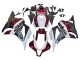 Mejores Carenados Moto Honda CBR600RR 2009-2012 - Blanco Rojo Negro Mate