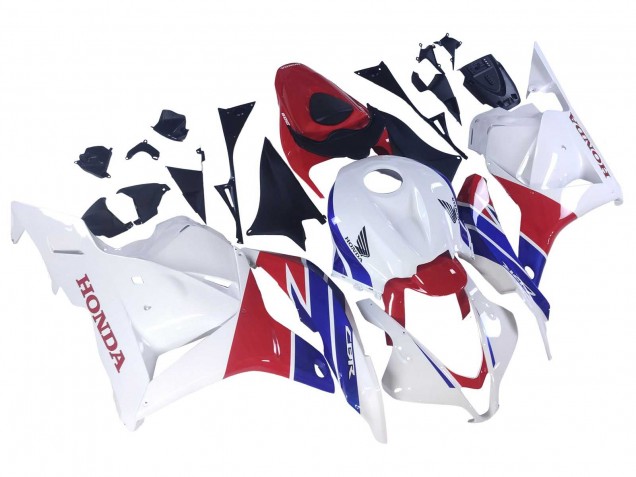 Mejores Carenados Moto Honda CBR600RR 2009-2012 - Blanco Rojo Azul