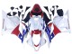 Mejores Carenados Moto Honda CBR600RR 2009-2012 - Blanco Rojo Azul